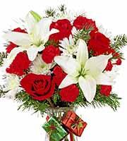 FTD Joyous Holiday Bouquet Deluxe