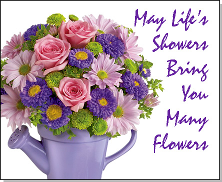 'Spring Showers' Virtual Card